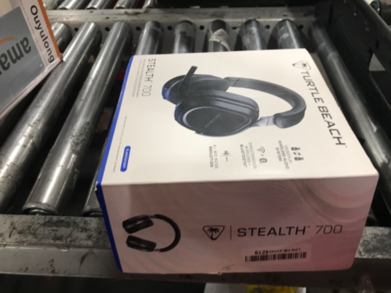 Photo 1 of Turtle Beach Stealth 700 Gen 3 Wireless Multiplatform Amplified Gaming Headset for PS5, PS4, PC, Mobile – 60mm Drivers, AI Noise-Cancelling Mic, Bluetooth, 80-Hr Battery, Dual Transmitters – Black