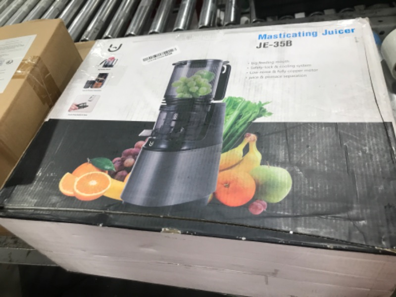 Photo 1 of Cold Press Juicer Machines, 350W Masticating Juicer with 5.8" Inch Large Feed Chute for Whole Fruits and Vegetables, Slow Juices Extractor Easy to Clean