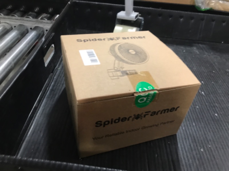 Photo 1 of Spider Farmer New Grow Tent Fan 6" with 10 Dynamic Wind Speeds and 10-Level Oscillation, EC Motor, Weatherproof IP-54, Auto Oscillating Clip Fan, Powerful Airflow but Quiet for Ventilation Circulation