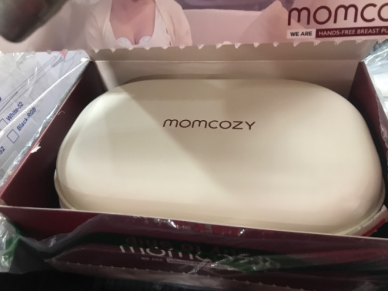 Photo 1 of Momcozy Breast Pump Hands Free Mobile Style | M6, Wearable Breastfeeding Pump Ideal Rhythm for More Milk, DoubleFit Flange More Fit & Discreet with 3 Modes & 9 Levels, 24mm - 2 Pack Quill Gray
