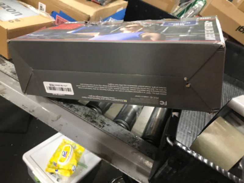 Photo 1 of QFX J-220BT Blue Boombox MP3 Conversion from Radio to Cassette with 4-Band (AM, FM, SW1, SW2) Radio with Bluetooth, Dual 3” Speakers, Built-in Microphone, Recorder, and a 3-Band Equalizer