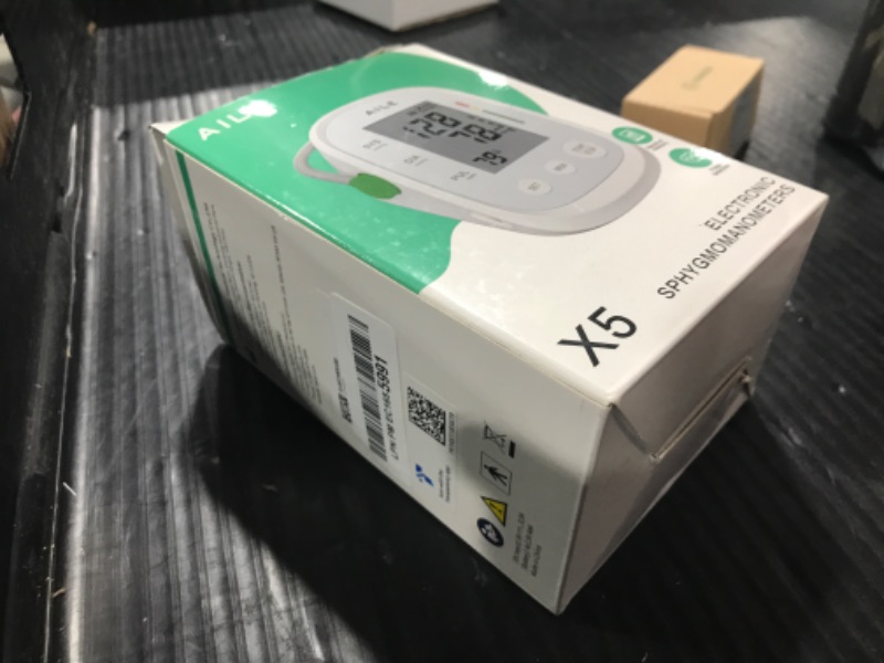 Photo 1 of Blood Pressure Monitor, AILE Blood Pressure Machine Upper Arm Large Cuff(8.7"-16.5"), High Automatic Blood Pressure Monitors Cuff for Home Use, (BP) Manual Arm Blood Pressure Monitors, 2 * 99 Memory