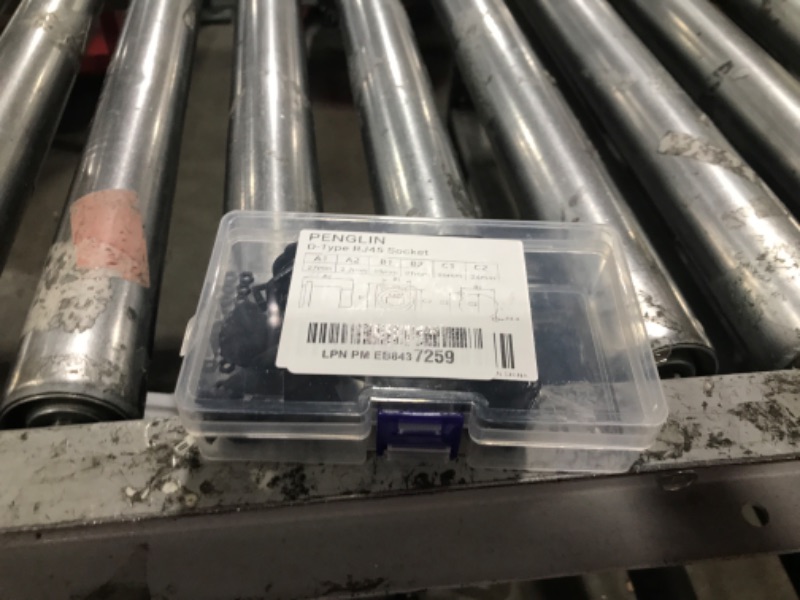 Photo 1 of PENGLIN 10PCS D-Type RJ45 Coupler, Shielded RJ45 Panel Mount Connector, CAT6/CAT5E/CAT5 Female to Female LAN Network Bulkhead Pass Through Socket