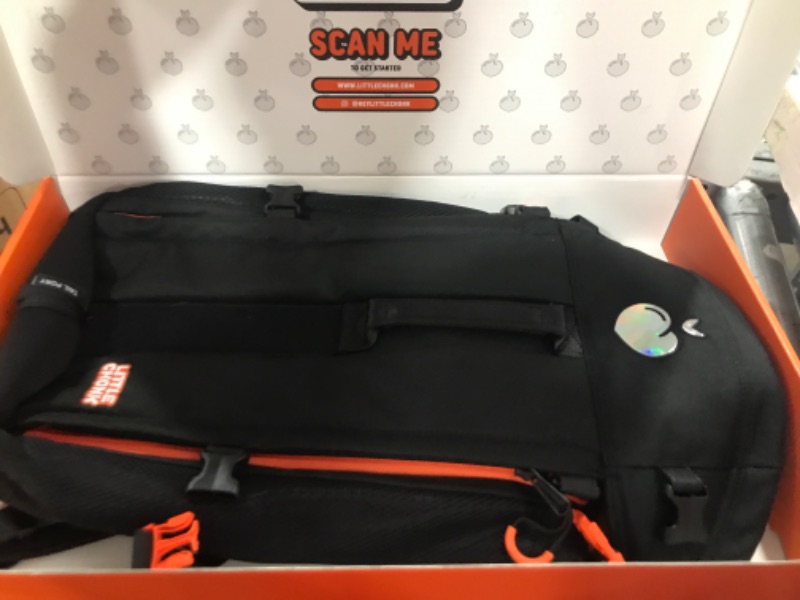 Photo 1 of LITTLE CHONK The Maxine One Medium Dog Carrier Dog Backpack Carrier for Medium Sized Breeds | Adjustable Front Facing Pet Carrier for Travel | Dog Hiking Backpack - Bark After Dark Black