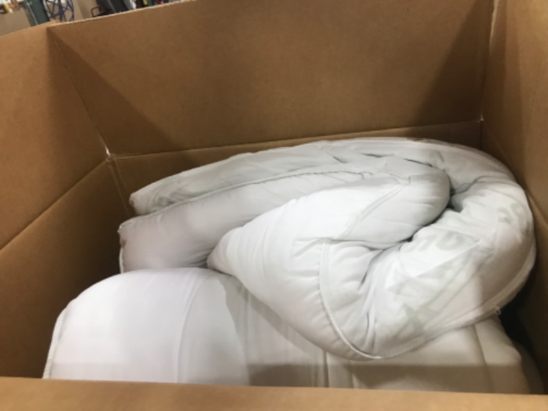 Photo 1 of Mattress Topper California King Size, Cooling Extra Thick Breathable Viscose Made from Bamboo Mattress pad, Soft Quilted Fitted Mattress Cover with 1000 GSM Down Alternative Fill (8-21”Deep Pocket)