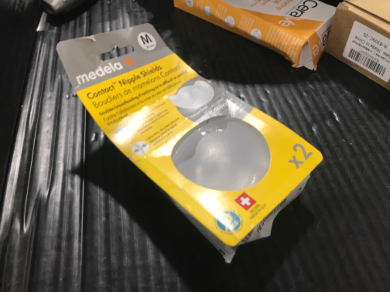 Photo 1 of Medela Contact Nipple Shields, Medium 20mm | For Latching Difficulties during Breastfeeding, Flat or Inverted Nipples
