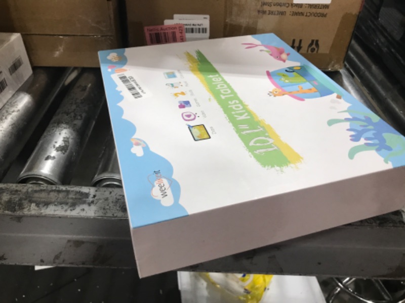 Photo 1 of 2025 Upgraded Kids Tablet, Weelikeit 10-Inch Android 14 Tablet for Kids, 8GB (4+4) RAM + 128GB Storage, 6000mAh Long Battery, Dual Cameras, Great Tablet for Toddlers, Case Included (Blue)