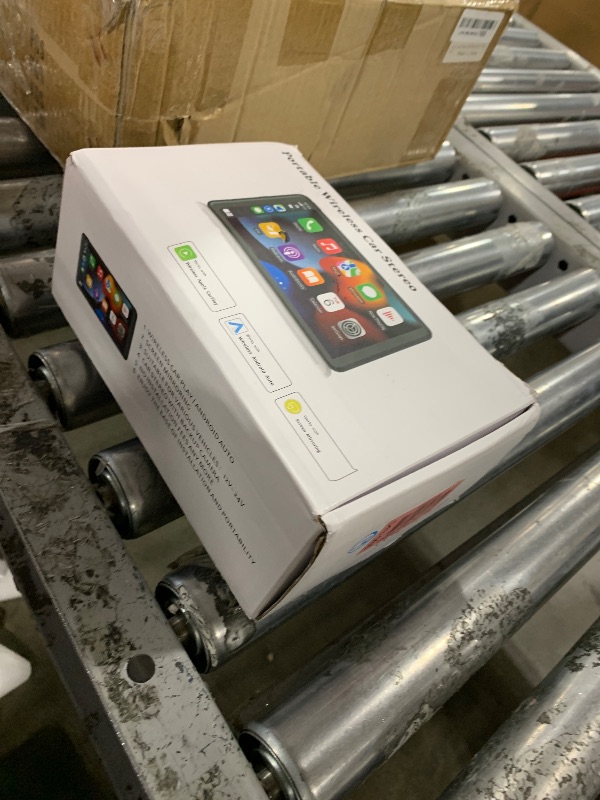 Photo 1 of Portable Wireless Carplay Car Stereo, 7" HD Touchscreen for Car with Apple CarPlay & Android Auto with Backup Camera/Mirror Link/Voice Control/Bluetooth/GPS/AUX/FM Satellite Radio for All Vehicles