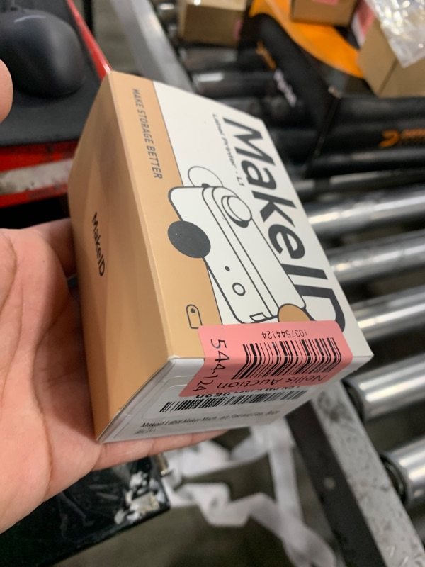 Photo 1 of Makeid L1 Label Maker Machine with Tape - Portable & Rechargeable Label Makers Compatible with 9 12 16mm Waterproof Tape - Mini Bluetooth Labeler for Organizing Home Office School