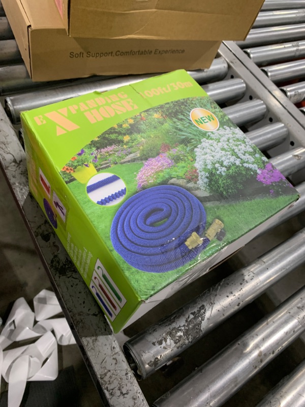 Photo 1 of 100 FT Garden Hose, 2025 New Flexible Water Hose 100FT with Leakproof Solid Brass Fittings, Reinforced Extra Strong Outer Fabric & Durable 3-layer Inner Core, Ultra Lightweight, No Kink, No Tangle