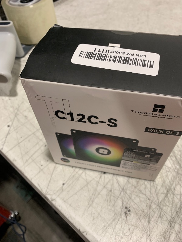 Photo 1 of Thermalright TL-C12C-S X3 CPU Fan 120mm ARGB Case Cooler Fan, 4pin PWM Silent Computer with S-FDB Bearing Included, up to 1550RPM Cooling Fan?3 Quantities?