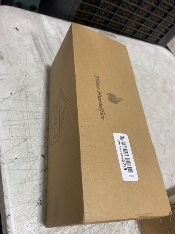 Photo 1 of ClocTeck Flame Diffuser Humidifier, 700ml Large Fire Diffuser Humidifier for Desk, Full-Color Adjustable, Time & Humidness Display, 26dB Quiet, Cool Mist Diffuser, Essential Oil Diffuser for Bedroom