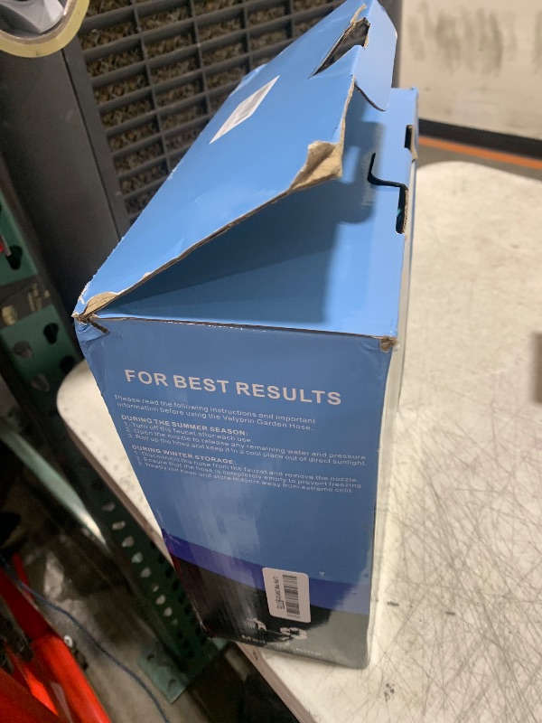 Photo 1 of Garden Hose 50ft, Non-Expanding Water Hose Ultra Lightweight, Kink-Free, Sturdy, Flexible, Abrasion Resistant Hose for Yard, Lawn, Outdoor, Marine and Camper