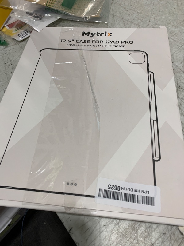 Photo 1 of Mytrix iPad Pro Case 12.9 inch Compatible with Magic Keyboard & Smart Keyboard Folio (Keyboard Not Included), Magnetic Slim Cover with Pencil Holder for 2018-2022 iPad Pro 12.9" 3rd-6th Gen-White