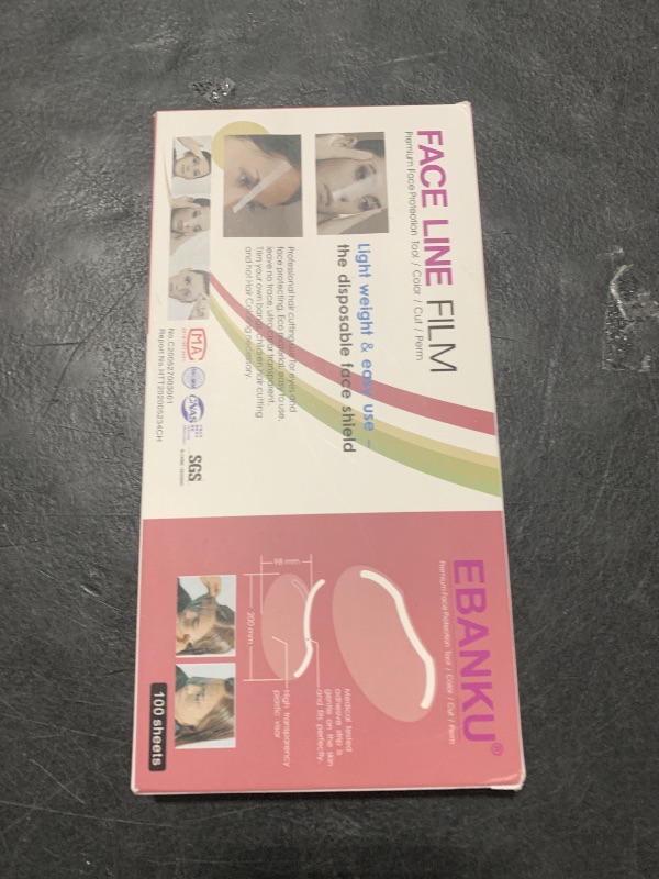 Photo 1 of 100 PCS Microblading Makeup Shower Face Shields Visors, Disposable Face Shields Masks for Hairspray Salon Supplies and Eyelash Extensions Eye Eyelid Surgery Aftercare