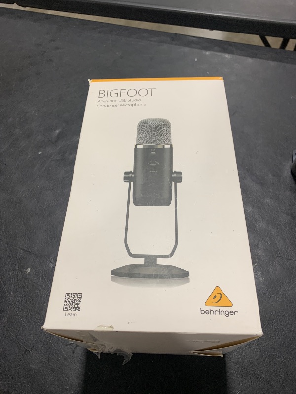 Photo 1 of Behringer BIGFOOT All-In-One USB Studio Condenser Microphone