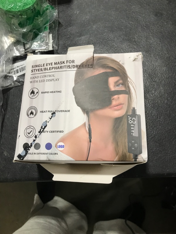 Photo 1 of sticro Moist Heat Stye Eye Compress Heating Pad for Single Stye Eye Treatment, Electric Heated Eye Mask for Dry Eyes Relief, Blepharitis-Treatment and Other Eye Irritation
