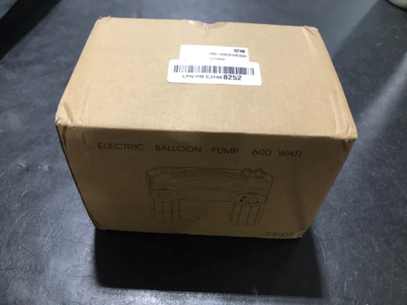 Photo 1 of YIKEDA Electric Air Balloon Pump, Portable Dual Nozzle Electric Balloon Inflator/Blower for Party Decoration,Used to Quickly Fill Balloons - 110V 600W [Pink]