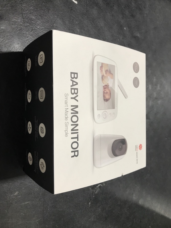Photo 1 of HiPP Baby Monitor, 5" 720P Video Baby Monitor with Pan-Tilt-Zoom Camera, Audio and Visual Monitoring, Infrared Night Vision and Thermal Monitor?2-Way Talk, 900ft Range, 4500mAh Rechargeable Battery