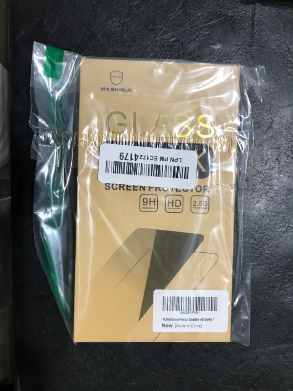 Photo 1 of Mr.Shield [3-PACK] Designed For OnePlus 7 / OnePlus Seven [Tempered Glass] Screen Protector [Japan Glass With 9H Hardness] with Lifetime Replacement