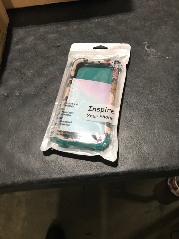 Photo 1 of Hocase for Google Pixel 9 Case, Shockproof Heavy Duty Protection Hard Plastic+Silicone Rubber Bumper Hybrid Protective Case for Google Pixel 9/9 Pro 6.3" 2024 - Teal Flowers