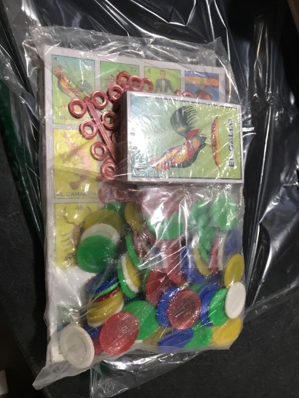 Photo 1 of Cuitáxi The Loteria Mexican Bingo Game with 100 Bingo Chips for 20 Players - Loteria de lujo Mexicana - Loteria Mexicana - Juegos de mesa - Spanish Games Board