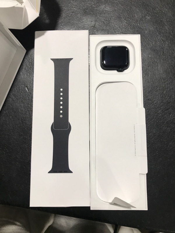 Photo 1 of Apple Watch SE (2nd Gen) [GPS 40mm] Smartwatch with Midnight Aluminum Case with Midnight Sport Band S/M. Fitness & Sleep Tracker, Crash Detection, Heart Rate Monitor