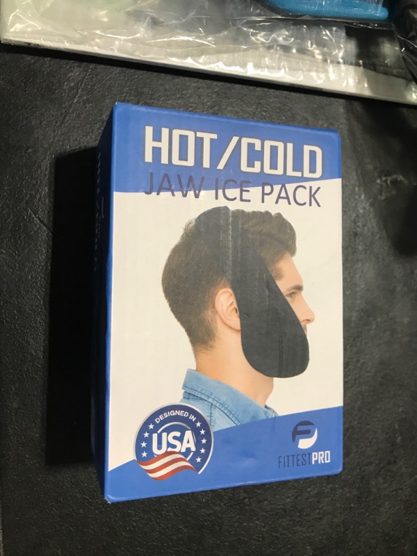Photo 1 of Fittest Pro Wisdom Teeth Ice Pack Head Wrap Jaw Ice Pack for Face Oral Surgery, Face Ice Pack with 4 Hot Cold Gel Pack for TMJ, Tooth Extraction, Tonsillectomy Recovery