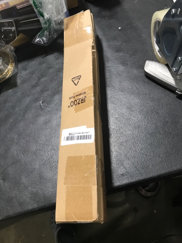 Photo 1 of Matte Black Curtain Rods 36 to 72 Inches(3-6 Feet),5/8 inch Splicing Drapery Rods,Small Curtain Rods Set,Size: 36''-72'',Matte Black