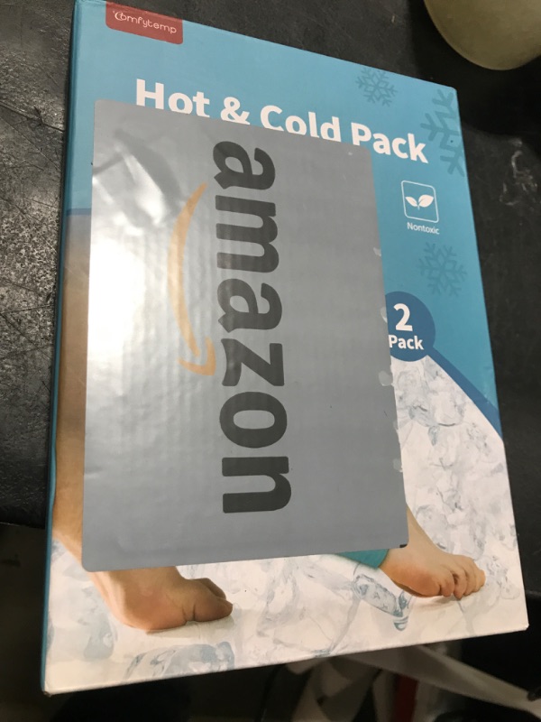 View 2 of Comfytemp Ankle Ice Pack Wrap for Swelling, Plantar Fasciitis, Foot Pain Relief, FSA HSA Eligible, Gel Packs for Injuries Reusable, Hot Cold Compression for Achilles Tendonitis, Sprain Ankles, 2 Packs