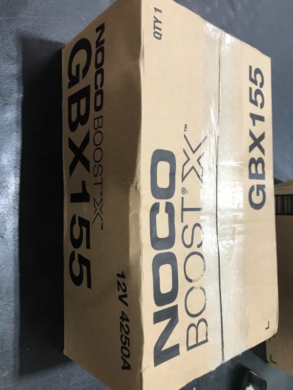 Photo 1 of NOCO Boost X GBX155 4250A 12V UltraSafe Portable Lithium Jump Starter, Car Battery Booster Pack, USB-C Powerbank Charger, and Jumper Cables for up to 10.0-Liter Gas and 8.0-Liter Diesel Engines