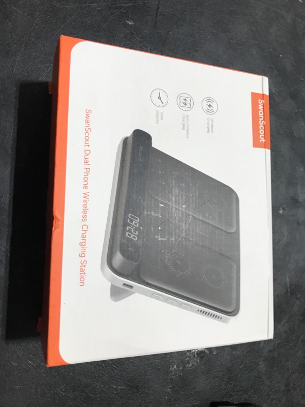 Photo 1 of SwanScout Wireless Charger for Samsung Z Fold/S25 Ultra, 30W Fast Charging Station for Samsung Z Fold 6/5/4/3/2, Foldable Charger Stand for Galaxy Watch 7/Ultra/6/5/4/3, SwanScout 710FS