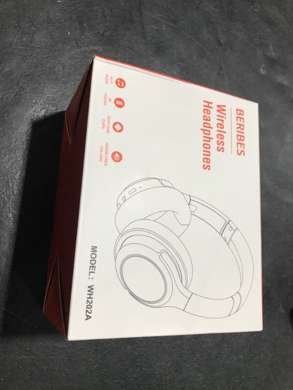 Photo 1 of BERIBES Bluetooth Headphones Over Ear, 65H Playtime and 6 EQ Music Modes Wireless Headphones with Microphone, HiFi Stereo Foldable Lightweight Headset, Deep Bass for Home Office Cellphone PC Ect.