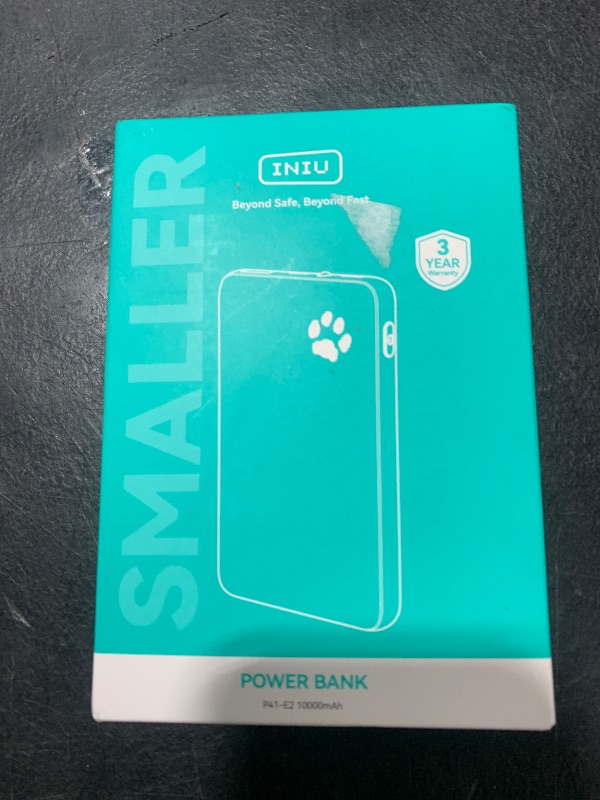 Photo 1 of INIU Portable Charger, Lightest 10000mAh 45W PD Power Bank, USB C in&Out Fast Charging Battery Pack, External Phone Powerbank Compatible with iPhone 16 15 14 13 Samsung S22 S21 Google iPad etc