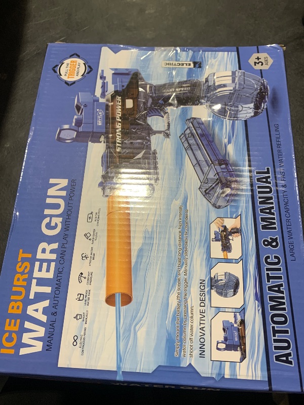 Photo 1 of Electric Water Gun for Adults & Kids,Automatic Water Gun for Summer Beach Party Up to 36 FT Range Super One-Button Boys Gift