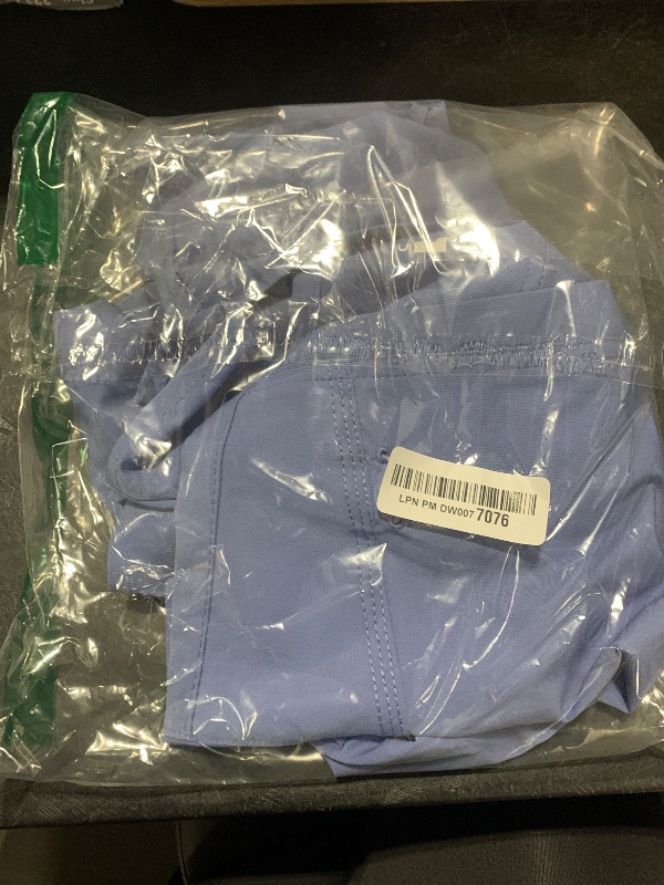 Photo 1 of Carhartt Mens Slim Fit V-neck Top Medical Scrubs Shirt, Ceil Blue, Medium US