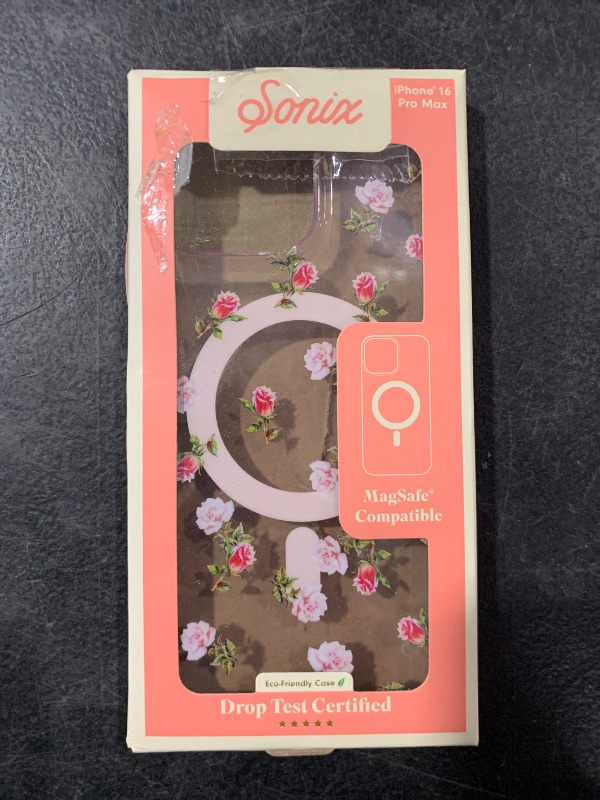 Photo 1 of Sonix Phone Case for iPhone 16 Pro Max | Compatible with MagSafe | 10ft Drop Tested | Roses are Red