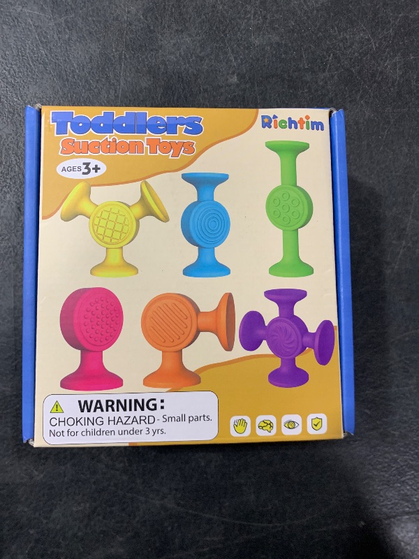 Photo 1 of Toddlers Suction Cup Bath Toys: 12 Pcs Sensory Suction Bath Toys for Toddler, Kids Suction Fidget Toys Suction Cup Toys for Windows Travel