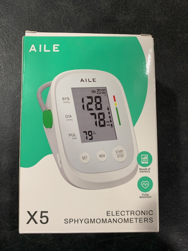 Photo 1 of Blood Pressure Monitor, AILE Blood Pressure Machine Upper Arm Large Cuff(8.7"-16.5"), High Automatic Blood Pressure Monitors Cuff for Home Use, (BP) Manual Arm Blood Pressure Monitors, 2 * 99 Memory