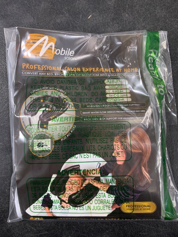 Photo 1 of Mobile Salon - Portable Inflatable Rinse Basin for Washing and Cutting Hair at Home and in Bed Without a Salon Chair (Mobile Salon)