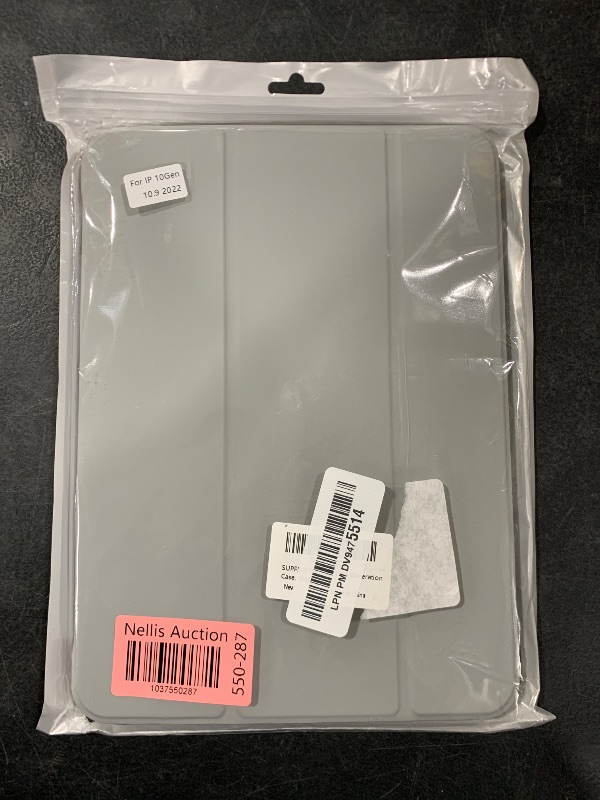 Photo 1 of SUPFINE for iPad (A16) 11th Generation Case 11 inch 2025 & iPad 10th Generation Case 10.9 inch 2022, Slim Stand Hard PC Translucent Back Shell Cover (Support Touch ID, Auto Wake/Sleep), Grey