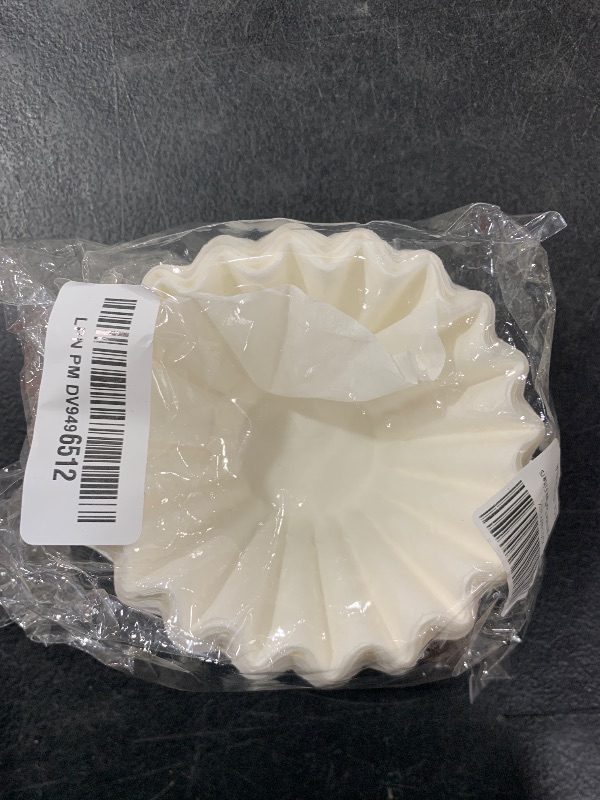 Photo 1 of MUCXNIIY 1-2 Cup White Coffee Filters, 100 Count Unbleached Basket Coffee Filter Paper for Miniature Mr Coffee, Small Coffee Maker, Single Serve Coffee Pot, Pour Over Coffee Kit