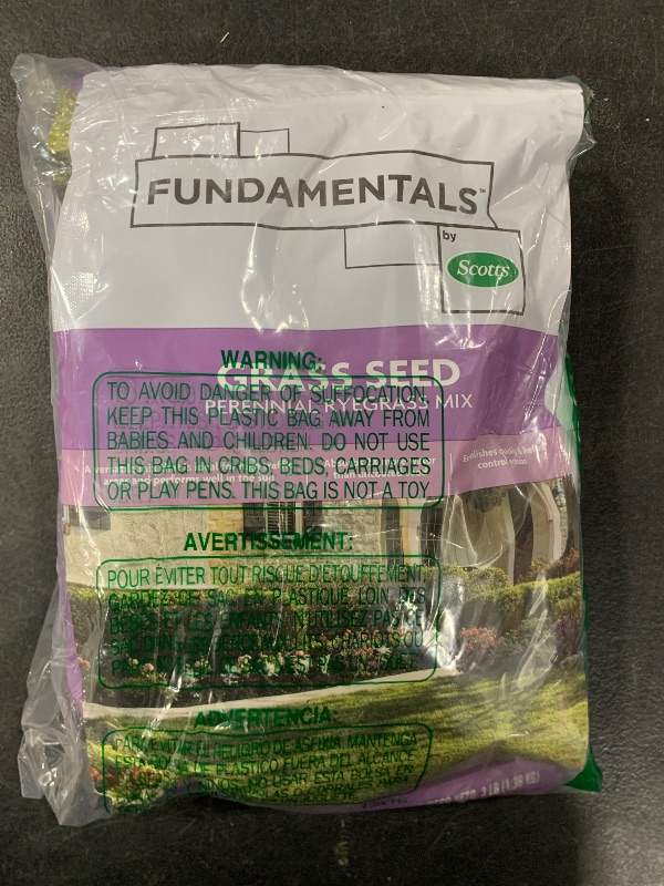 Photo 1 of Scotts  Seed Perennial Ryegrass Mix, Ideal for Sunny, High Traffic Areas and Erosion Control, 3 lbs.