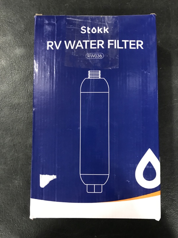Photo 1 of Stokk RV Water Filter with Flexible Hose Protector, NSF Certified, Inline Water Hose Filter for Garden, Camper and Pool, Greatly Reduces Bad Taste, Chlorine, Odor, Rust and Sediment, 2 Pack