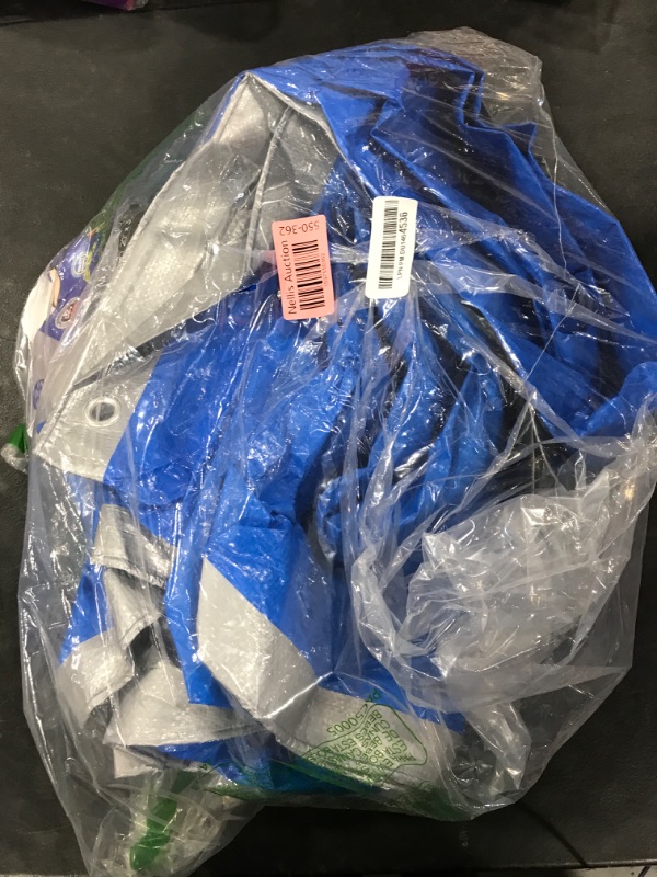 Photo 1 of TICONN Heavy Duty Tarp Cover, Extra Thick Tarps Waterproof Tear and Rip Proof UV Resistant Tarpaulin with Reinforced Grommets and Edges (5.5 Mil, 10'x12')