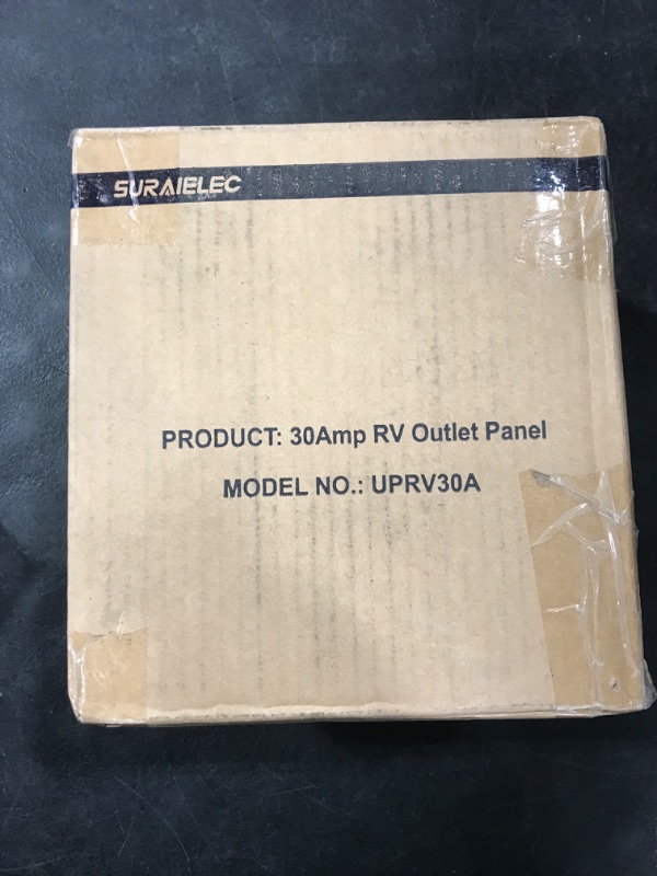 Photo 1 of SURAIELEC 30 Amp RV Outlet Box, Enclosed Lockable Electrical Outlet Box for RV/EV Receptacle NEMA TT-30R 125V, Weatherproof Power Box for RV Camper Travel Trailer, Electric Car, ETL Listed