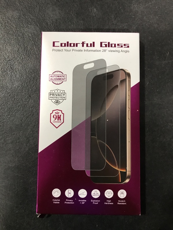 Photo 1 of Defenslim Screen Protector compatible with iPhone 13 Pro Max (2Pack), Easy Auto-Align Install Kit, 6.7" Tempered Glass, 9H Hardness, Ultra HD Clear, Case Friendly, EasyShield