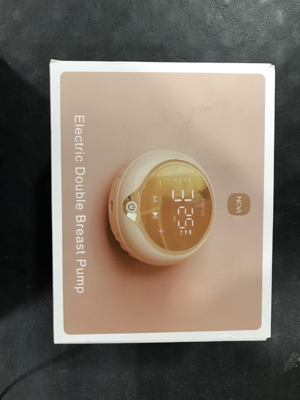 Photo 1 of NCVI 8100 Double Electric Breast Pump Suitable for Large Nipples with 4 Modes|9 Levels, Anti-Backflow Milk Breastfeeding Pump with 24/28mm Silicone Flanges, Handheld Motor and LED Display, Ultra-Quiet