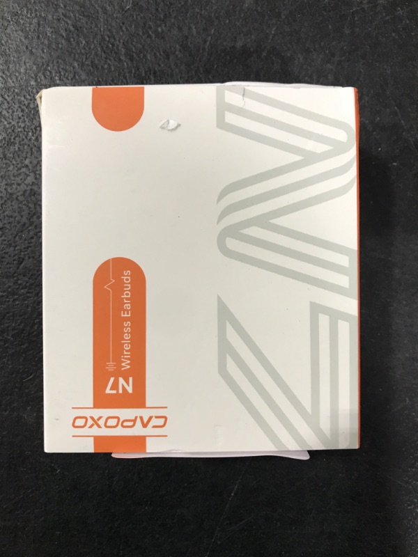 Photo 1 of CAPOXO N7 Wireless Earbuds, Bluetooth Earbuds Headphones 78hrs Long Lasting Earphones IPX7 Waterproof Headset with Wireless Charging Case & Built-in Stereo Mic for Android iOS