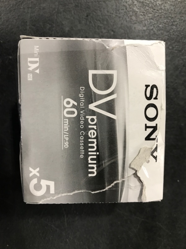 Photo 1 of Sony 5DVM60PRR Premium Digital Video Cassette Brick (5-Pack)
